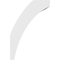Ekena Millwork 3 1/2-in. W x 8-in. D x 12-in. H Thorton Architectural Grade PVC Knee Brace BRCP035X08X12THR - alternate 5